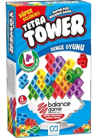 Ca Games 5216 Tetra Tower Balance Game - Denge Kutu Oyunu