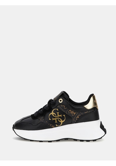 Guess Kadın Ayakkabı Flplucfal12-blkbr Çok Renkli