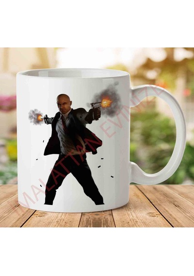 Hitman-png İki Tarafı Baskılı Kupa Bardak.jpg Çok Renkli