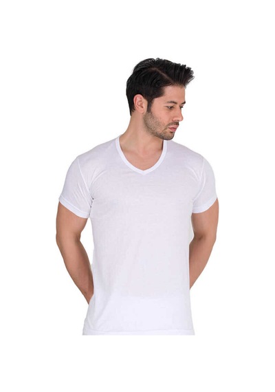 Berrak İç Giyim Berrak 1036 Erkek Modal V Yaka Atlet 6'lı Paket Beyaz