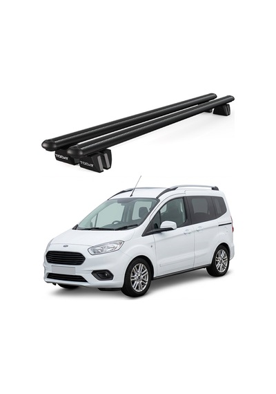 Pençe Ford Connect Courier Ara Atkı 2014-2023 Uyumlu Siyah Ara Atkı Port Bagaj Tavan Barı