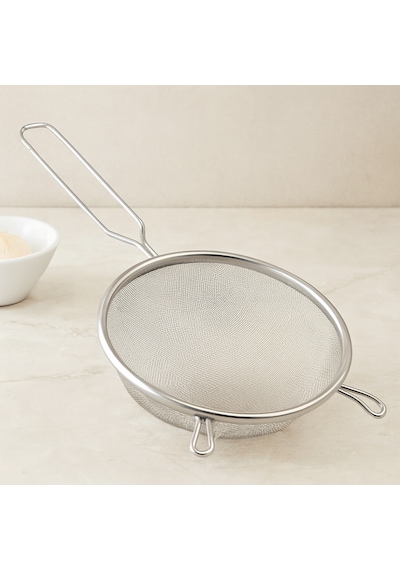 Tel Süzgeç 20 Cm Metal Saplı Kulaklı Çok Renkli