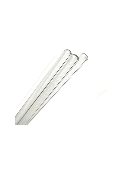 Agena 3 Adet Borosilikat Cam Baget 7x300 Mm - İçi Dolu Çubuk Glass Stirring Bar