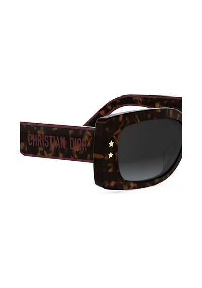 Dior Pacific S1u Cd 40098u 55b 24a2 53-17-140 Leopar Kadın Güneş Gözlüğü Çok Renkli