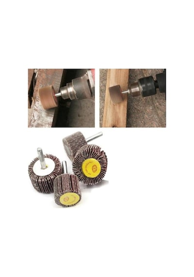 Mini Gravür Cihazlara Flap Zımpara Disk Seti
