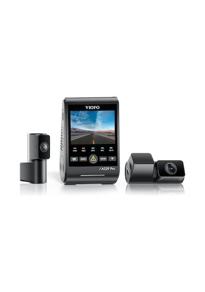 Viofo A229 Pro Tele 3 Kanallı Ön+telefoto+arka 4k+2k+1080p Hdr Sony Starvıs 2 Sensör Gps'li Araç Kamerası