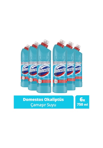 Domestos Çamaşır Suyu Yoğun Kıvamlı Okaliptus  6 x 750 ML