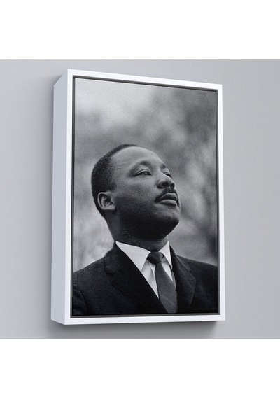 Çerçeveli Martin Luther King Dekoratif Kanvas Duvar Tablosu-6374