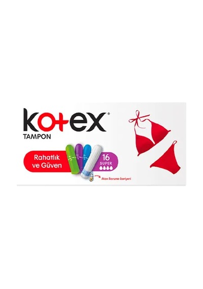 4 Adet Kotex Tampon Süper