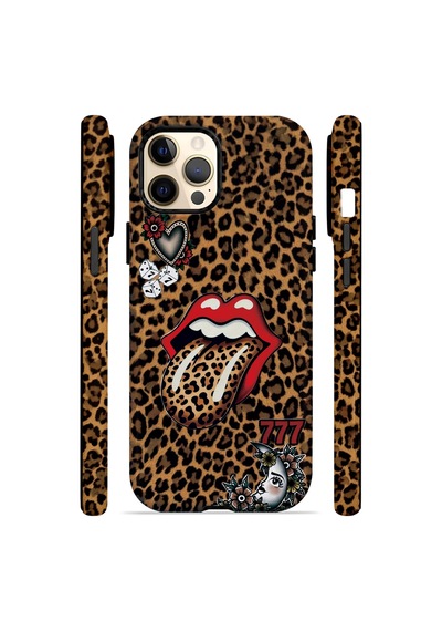 Velvoria Valestra Lucky Leopar Apple iPhone Uyumlu 12 Pro Max Darbe Korumalı Kılıf Valestra Select - Lucky Leopar