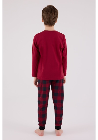 Arnetta Erkek Çocuk Bordo Pijama Takımı 5274-48515 Bordo