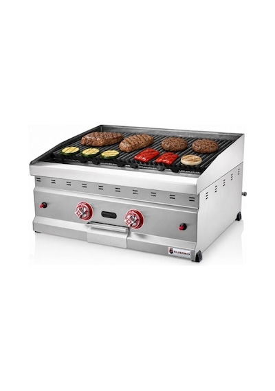 Silverinox Doğalgazlı Set Üstü Lavtaşlı Izgara 70 Cm Diğer