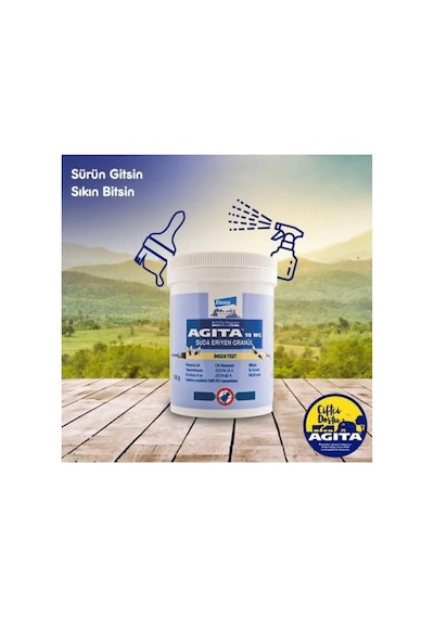Agita Karasinek Ilacı Suda Kolay Eriyen Granül 100 Gr