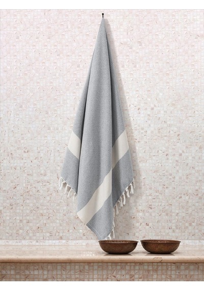 Ege Esintisi Peştemal Plaj Havlusu 90x170 Cm Yumuşak Dokulu, Hızlı Kuruyan Üstün Kalite Taş