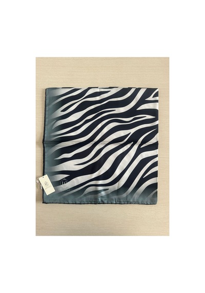 Lady Coco Zebra Desenli Dijital Baskı Rayon Eşarp Açık Yeşil