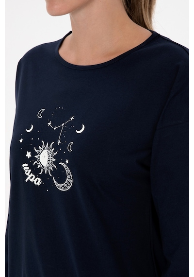 U.s. Polo Assn. Kadın Lacivert Pijama Takım 50318920-vr033 Lacivert