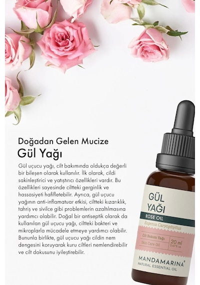 Mandamarina Gül Yağı 20 ML