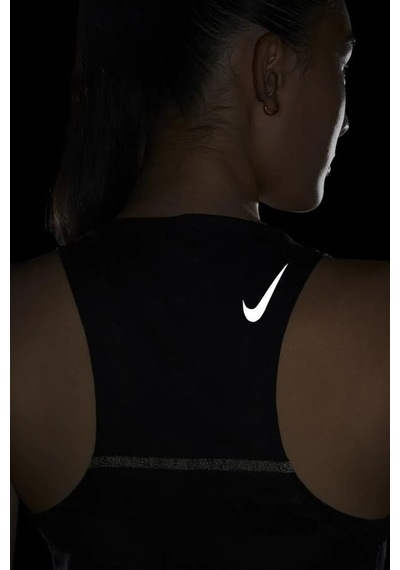 Nike Dri Fit Adv Run Division Running Reflector Tank Reflektörlü Kadın Atlet Siyah