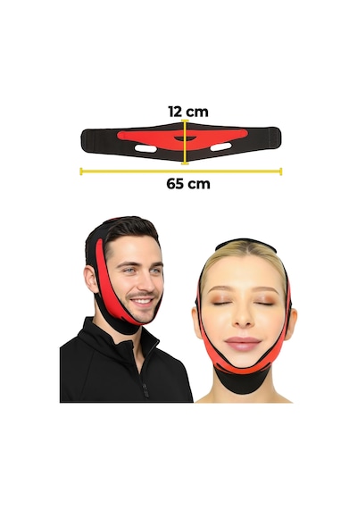 Yüz Korsesi Çene Boyun Bandı, Horlama Önleyici Ve Gıdı Toparlayıcı Maske, Unisex -