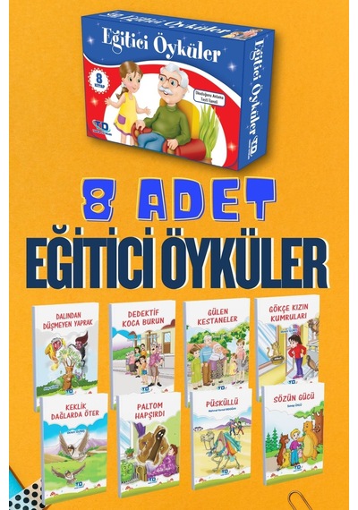 Kutu Eğitici Öyküler 8 Kitap