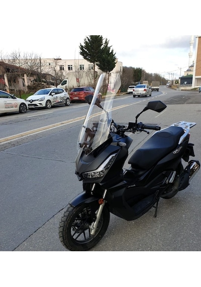 Motocam Salcano Wind 150 Ön Cam 2023-2026 Model 68cm Şeffaf Renkli 4mm