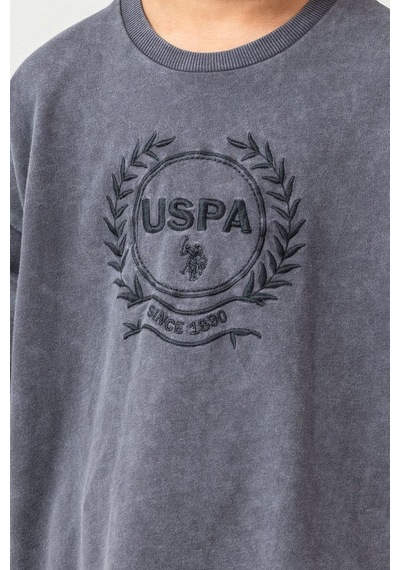 U.S. Polo Assn. Erkek Çocuk Bermuda 2'li Takım Füme-2531