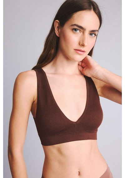 Defacto Çıkarılabilir Kap Pedsiz Balensiz Seamles Kahverengi Bra C1642ax26spbn341 Kahve-bn341 Defacto Çıkarılabilir Kap Pedsiz Balensiz Seamles Kahverengi Bra C1642ax26spbn341 Kahve-bn341