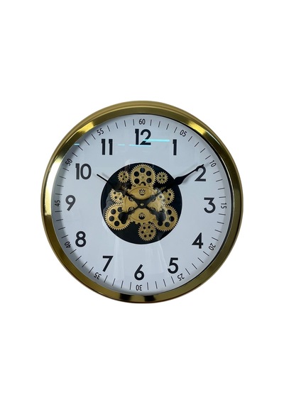Klasik Gold 60 Cm Çarklı Duvar Saati