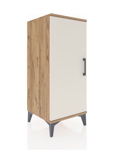 Hyperion Komodin 2 Raflı Tek Kapaklı 44x44x106 Çam-aytaşı Çam