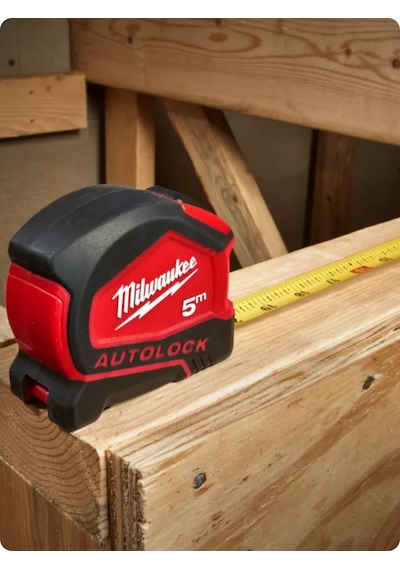 Milwaukee Oto Kilitli 5 M Ölçülü, Naylon Kaplı, 4932464663