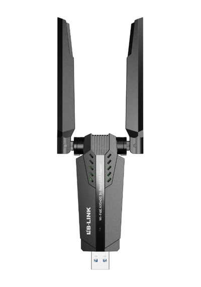 5400 Mbps Üç Bant Wi-fi 6 Usb Adaptör 2.4g + 5.8g + 6g - Geniş Kapsama Alanı Yüksek Hız