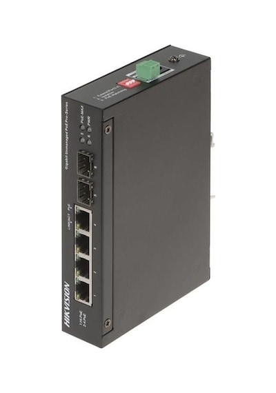 Hıkvısıon 4port Ds-3t0506hp-e/hs Gıgabıt 2-sfp 60w Poe Yöentilemez Endüstriyel Swıtch
