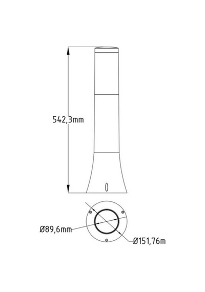 Horoz 400-001-122 Orkide-2 Bahçe Armatürü Uzun-gri Çok Renkli