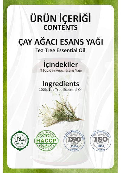 Çay Ağacı Yağı Tea Three Essential Oil 10 Ml.
