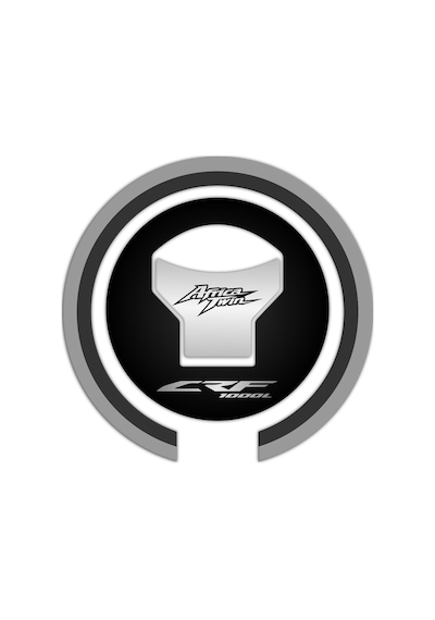 GP Kompozit Honda Africa Twin CRF1000L 2018-2019 Uyumlu Tank Pad Seti Siyah