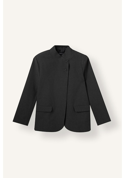 Defacto Regular Fit Dik Yaka Kapak Cepli Pamuklu Blazer Ceket I3384ax26auar126 Antrasit-ar126