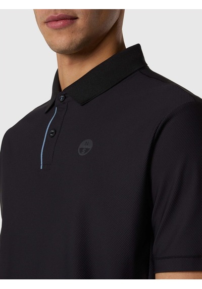 North Sails Kısa Kollu Erkek Polo Yaka T-shirt-33485 Siyah