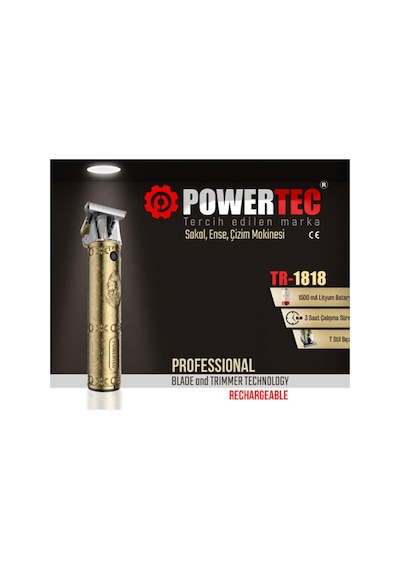 Powertec Ense Sakal Kesme Makinesi Tr1818