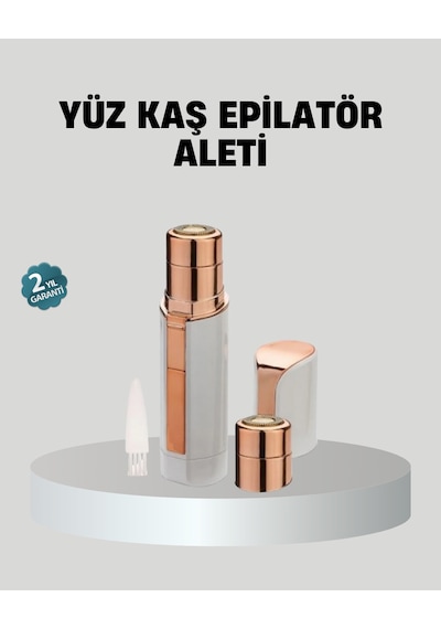 Kadınlar İçin Yüz Ve Kaş Epilatörü Hassas Cilt Dostu, Pil İle Çalışan, Taşınabilir Ve Şık Tasarım