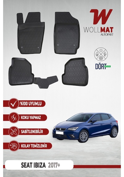 Seat Leon Paspas 2017 Sonrası 3d Havuzlu Paspas Seti