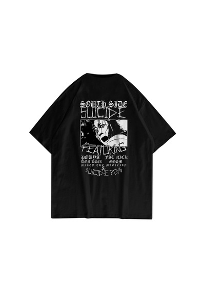 Startmore Unisex Suicideboys South Side Siyah Tshirt Siyah