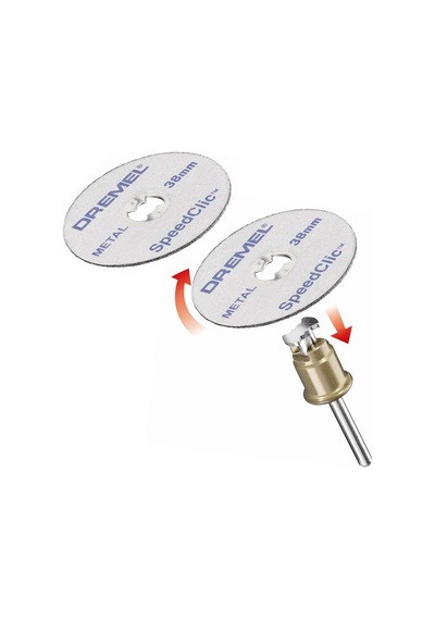 Dremel Ez Speedclic Başlangiç Seti 38 Mm (Sc406) 2'Li - 2615S406JC