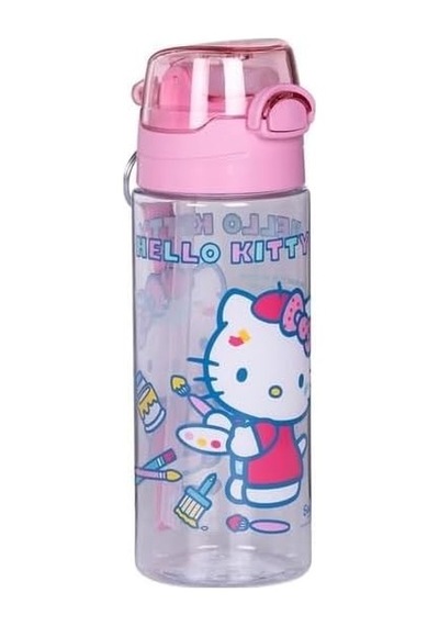 Hello Kitty Lisanslı Tritan Matara, 500 Ml, Pembe Çok Renkli