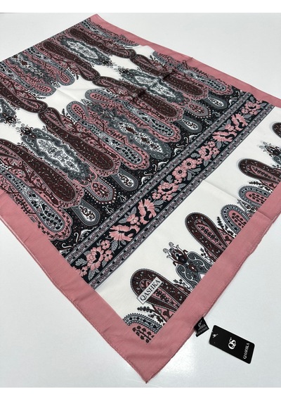 Qashka Soft Pamuklu Şal Etro Desen Lbd0614-41148 Çok Renkli