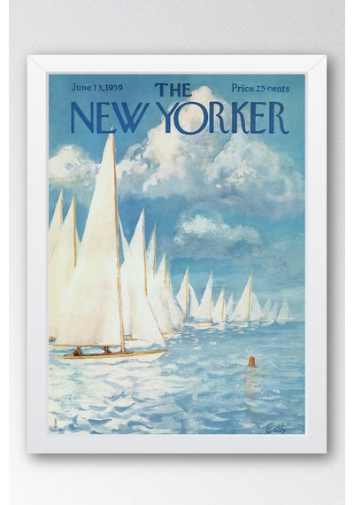 The New Yorker Çerçeveli Tablo June 13 1959