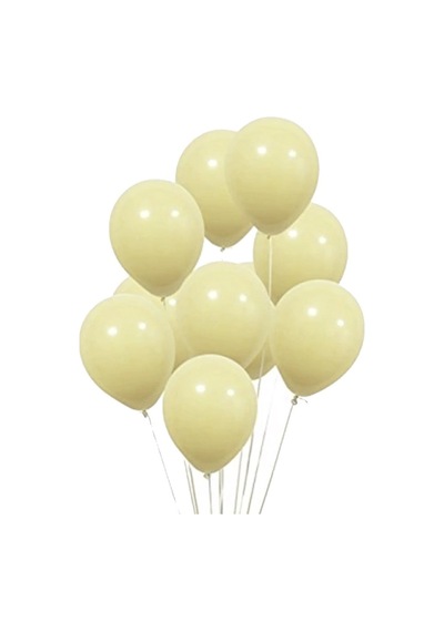 Makaron Sarı Balon 10'Lu