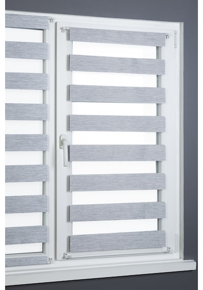Briz Zebra Perde Cam Ve Balkon Kapı Perdesi Gri