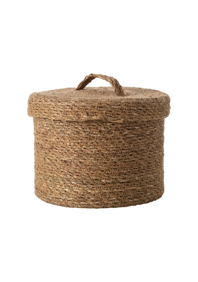 Mudo Home Sımon Kapaklı Düzenleyici Naturel 22x22x17 Kahverengi