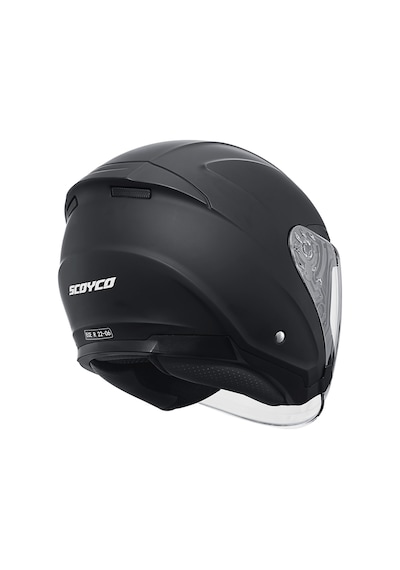Scoyco Of-669 Güneş Vizörlü Yarım Açık Kask Mat Siyah