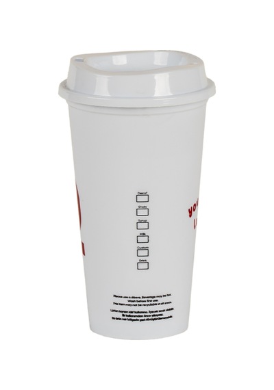 Tekrar Kullanılabilir Beyaz Bardak 450 Ml No:113 Beyaz